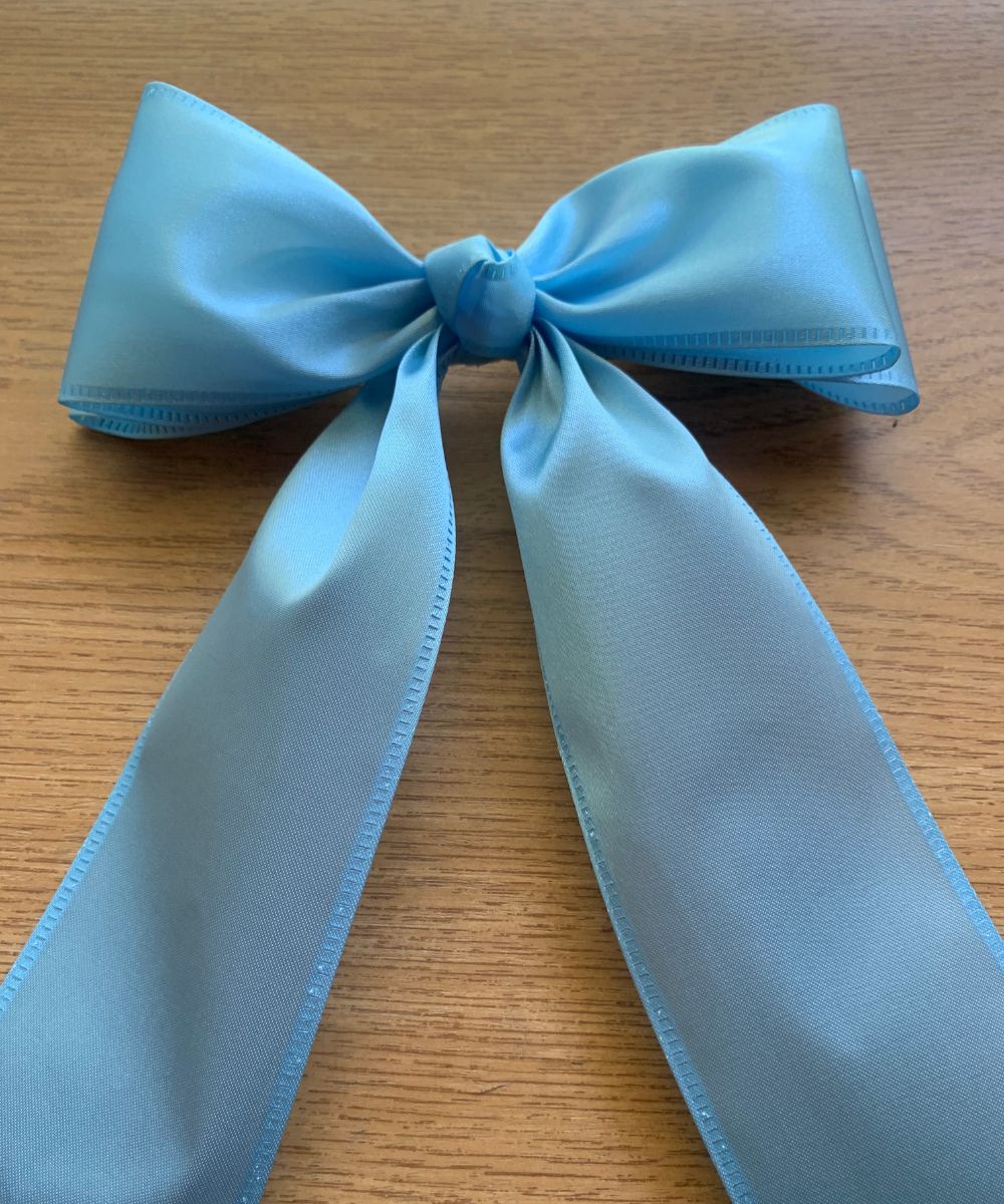 Handmade Elegant Satin Hair Bow - Classic Statement Accessory for All Occasions